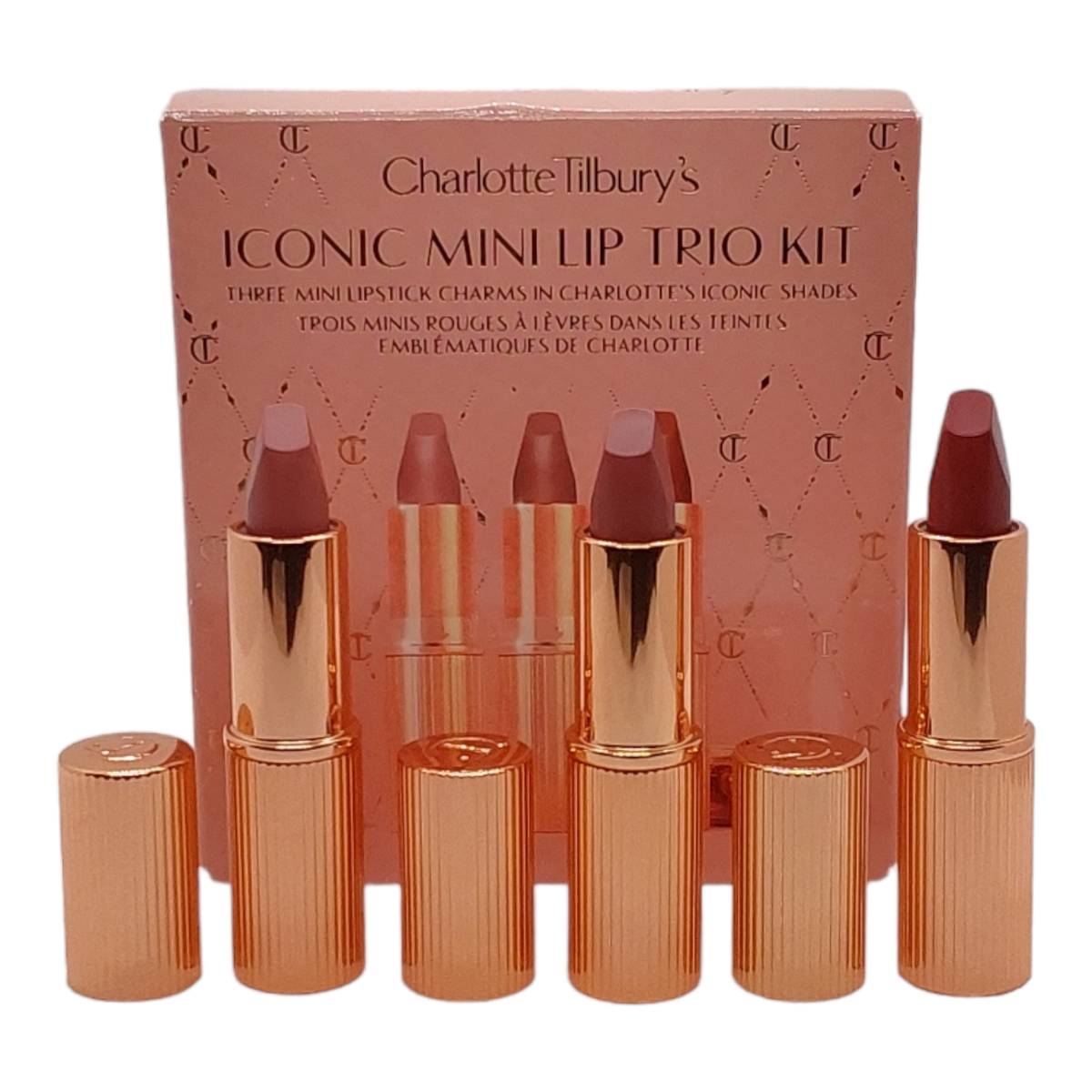 trio kitt charlotte Charlotte Tilbury Iconic Mini Lip Trio Kit - Image 1